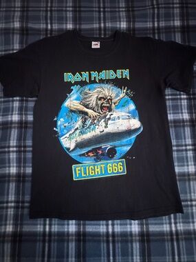 Flight 666 Graphic Tee - Black